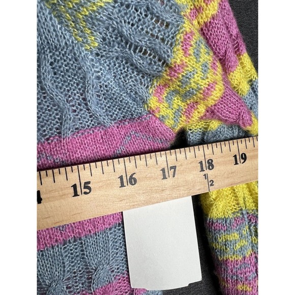 FFRESHMAN 1996 Knit Acrylic Blend Sweater Colorful Pattern Junior Size XL 16 - Picture 6 of 8